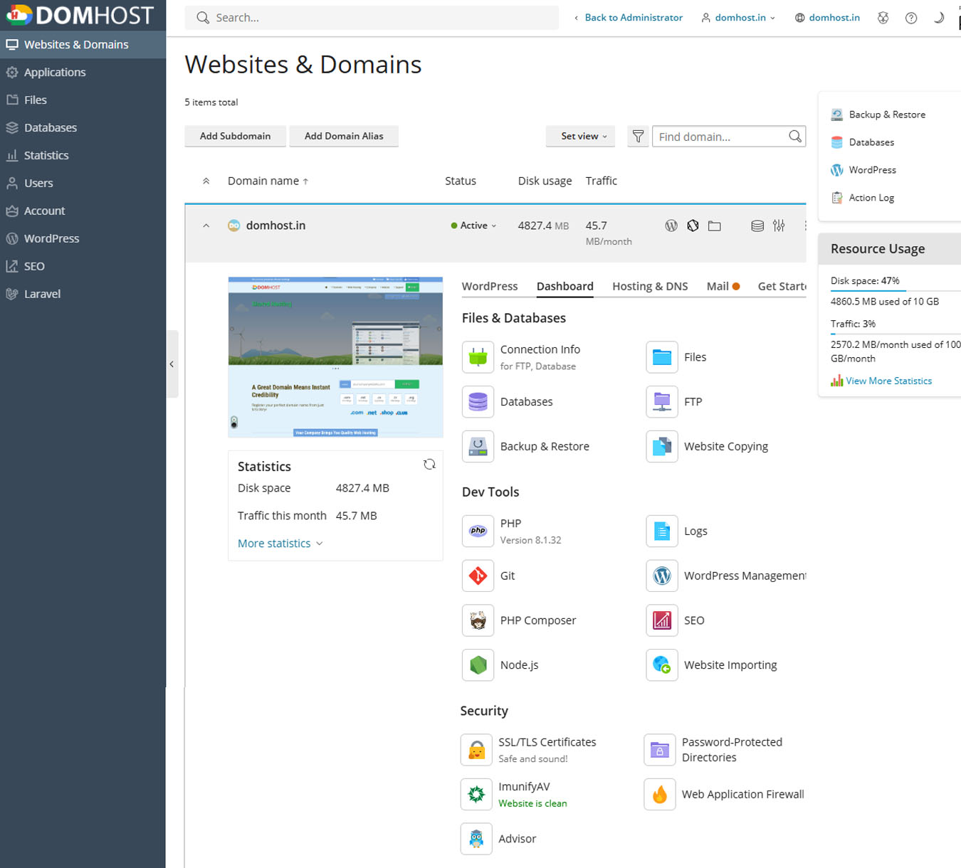 Web Hosting